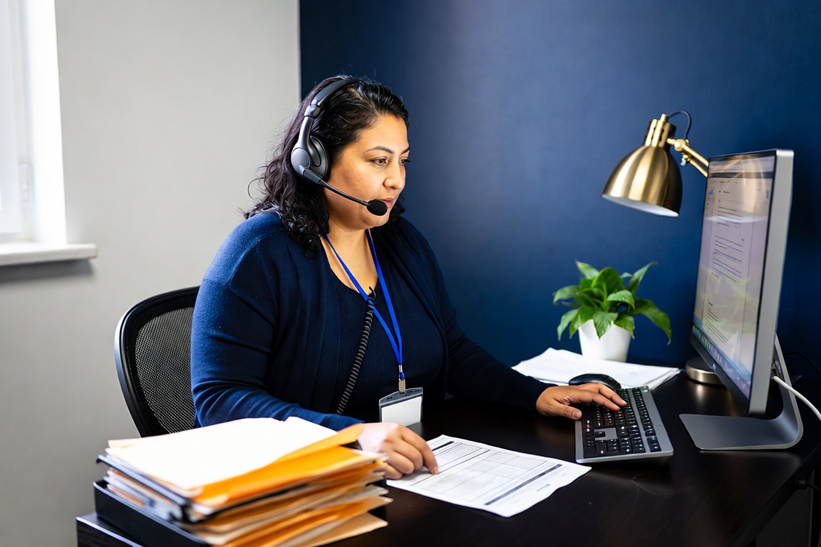 OWCP case manager coordinating a DOL treatment authorization by phone